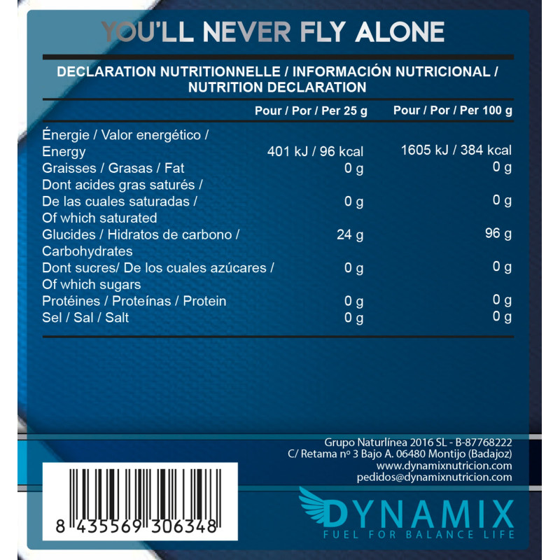 DYNAMIX Ciclodextrina 1000 gr