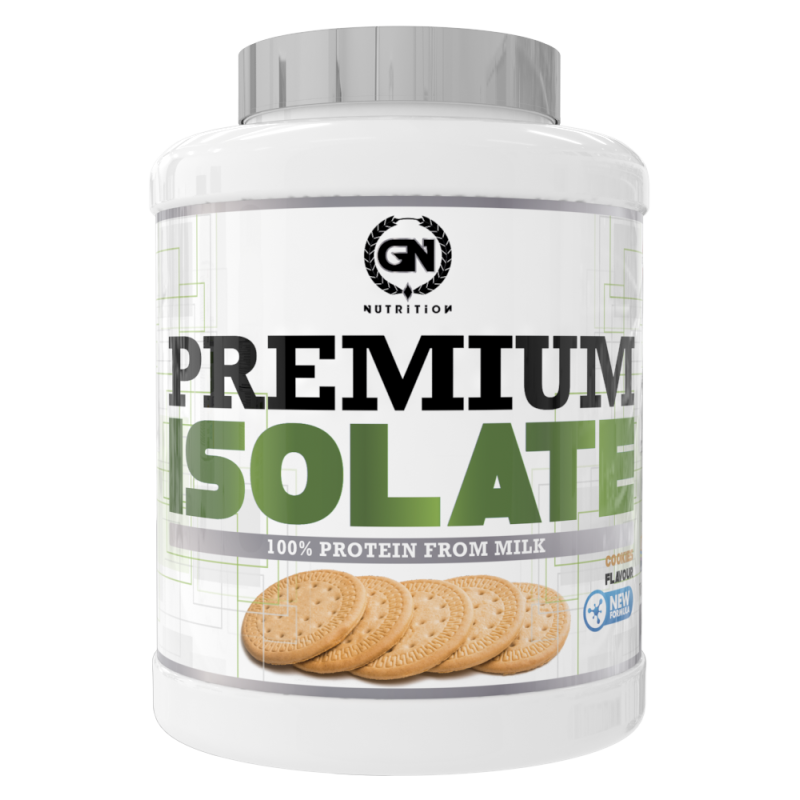GN Nutrition Premium Isolate 100% 2kg | Aislado de suero de leche de ISOLAC | Proteína Con Vitamina B6 y DigeZyme