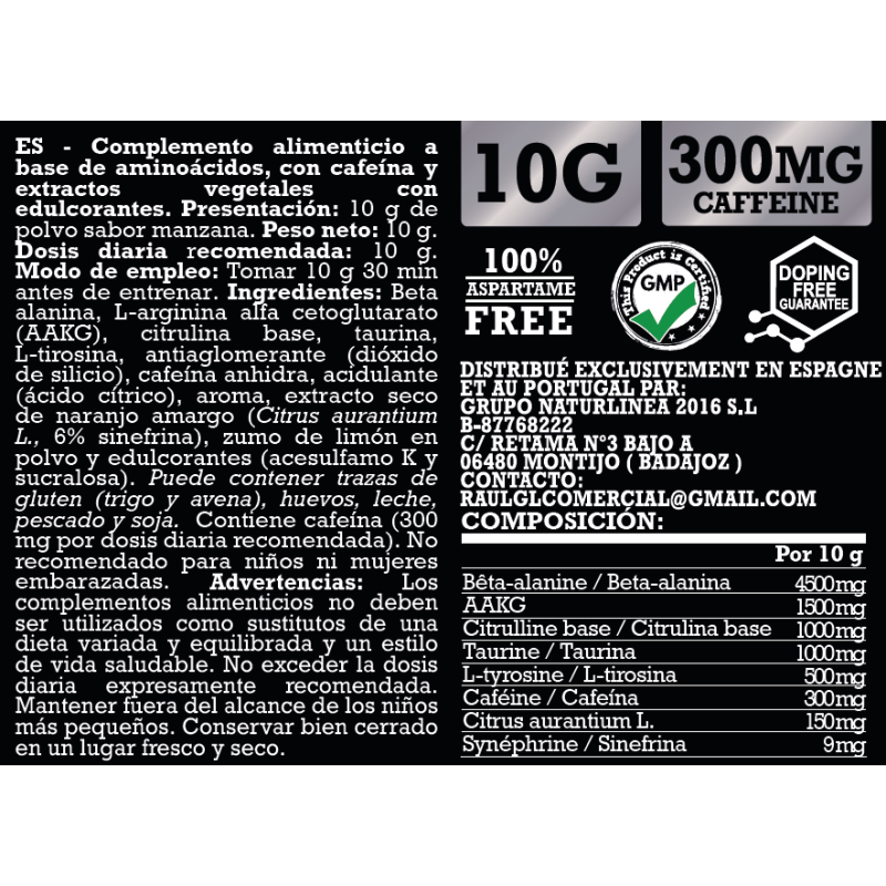 GN NUTRITION Premium Pretrain 300G