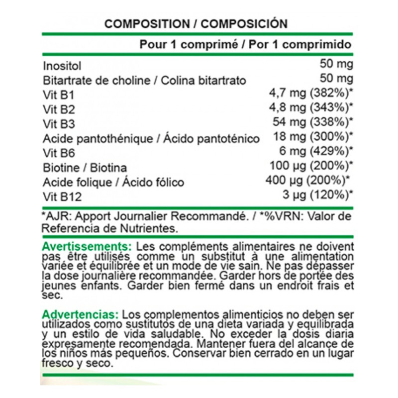 DYNAMIX Vitamina B 60 tabs