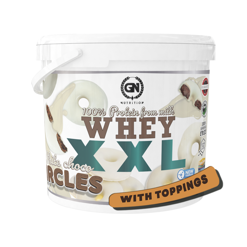 GN Nutrition Premium Whey 100% XXL - 4 kg | Proteína Whey con DigeZyme y Vitamina B6 | Entrenamientos Intensos