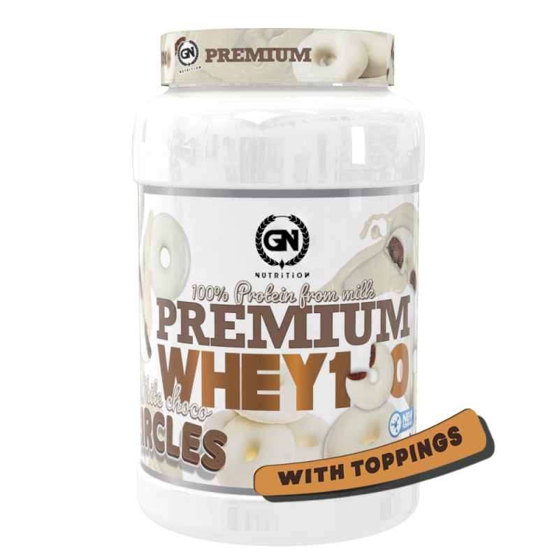 GN Nutrition Premium Whey 100% 1Kg | Proteína de Suero de Calidad | Ideal para Crecimiento Muscular y Recuperación Rápida