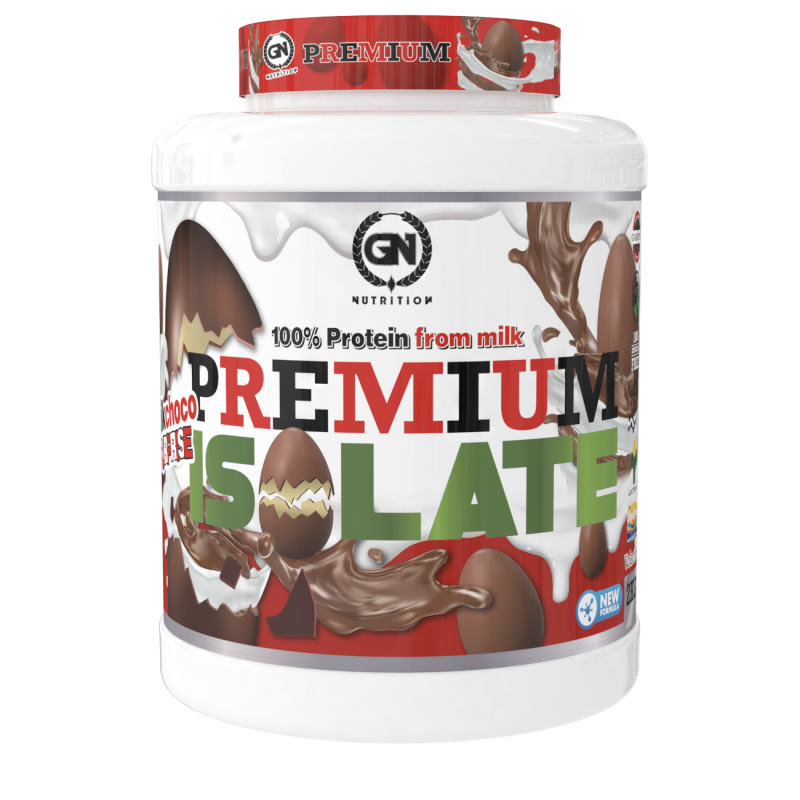GN Nutrition Premium Isolate 100% 2kg | Aislado de suero de leche de ISOLAC | Proteína Con Vitamina B6 y DigeZyme