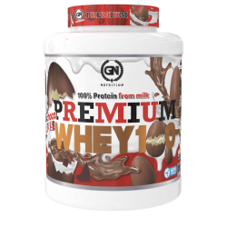 GN Nutrition Premium Whey 100% 2kg | Proteína Con Vitamina B6 y DigeZyme | Ideal para Deportistas