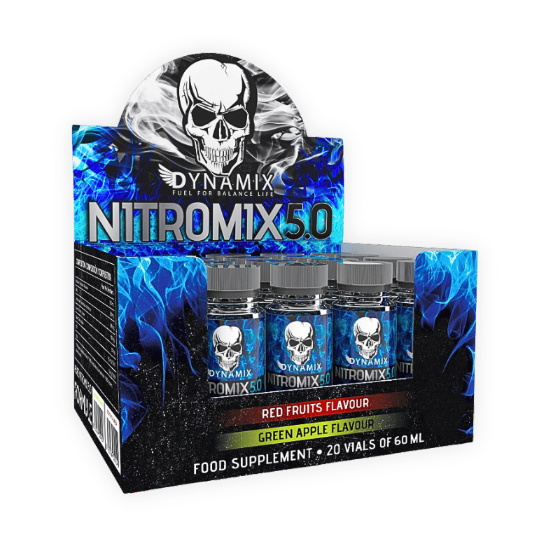 DYNAMIX Nitromix 5.0 Pack Pre-Entreno 20 viales x 60 ml