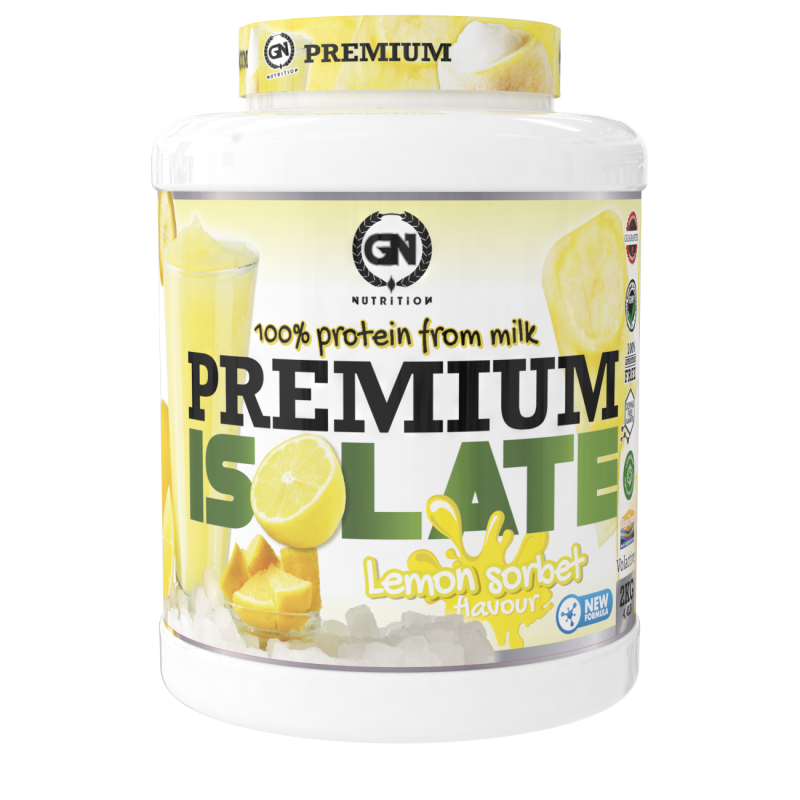GN Nutrition Premium Isolate 100% 2kg | Aislado de suero de leche de ISOLAC | Proteína Con Vitamina B6 y DigeZyme