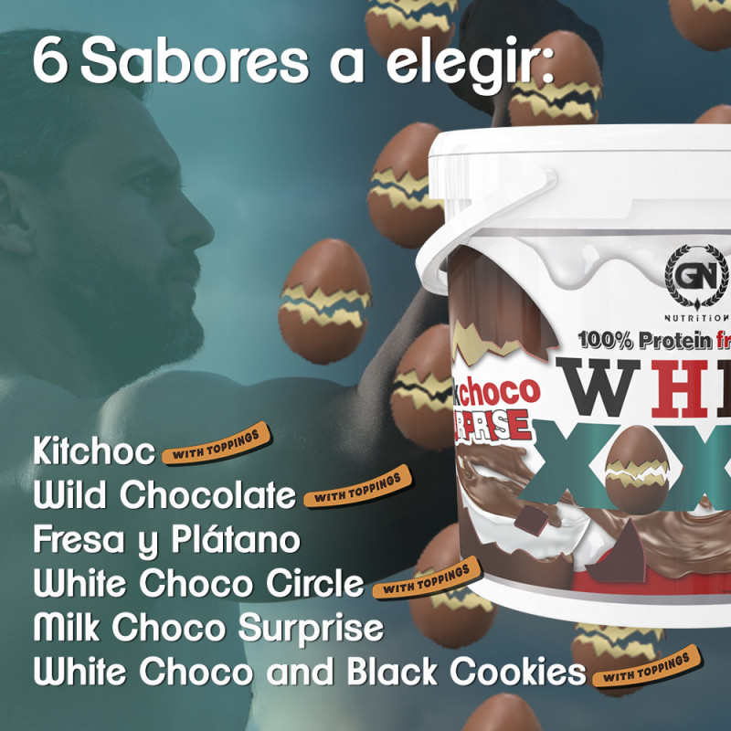 GN Nutrition Premium Whey 100% XXL - 4 kg | Proteína Whey con DigeZyme y Vitamina B6 | Entrenamientos Intensos