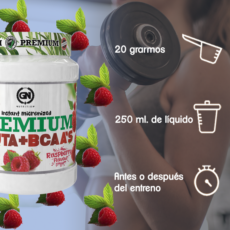 GN NUTRITION Premium Gluta + BCAA'S 600G