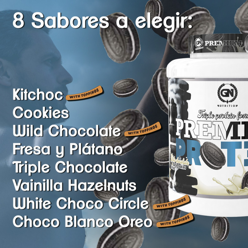 GN Nutrition Premium Protein 2 Kg | Ideal Para Crecimiento Muscular y Recuperación