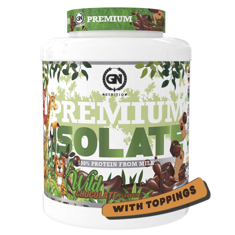 GN Nutrition Premium Isolate 100% 2kg | Aislado de suero de leche de ISOLAC | Proteína Con Vitamina B6 y DigeZyme