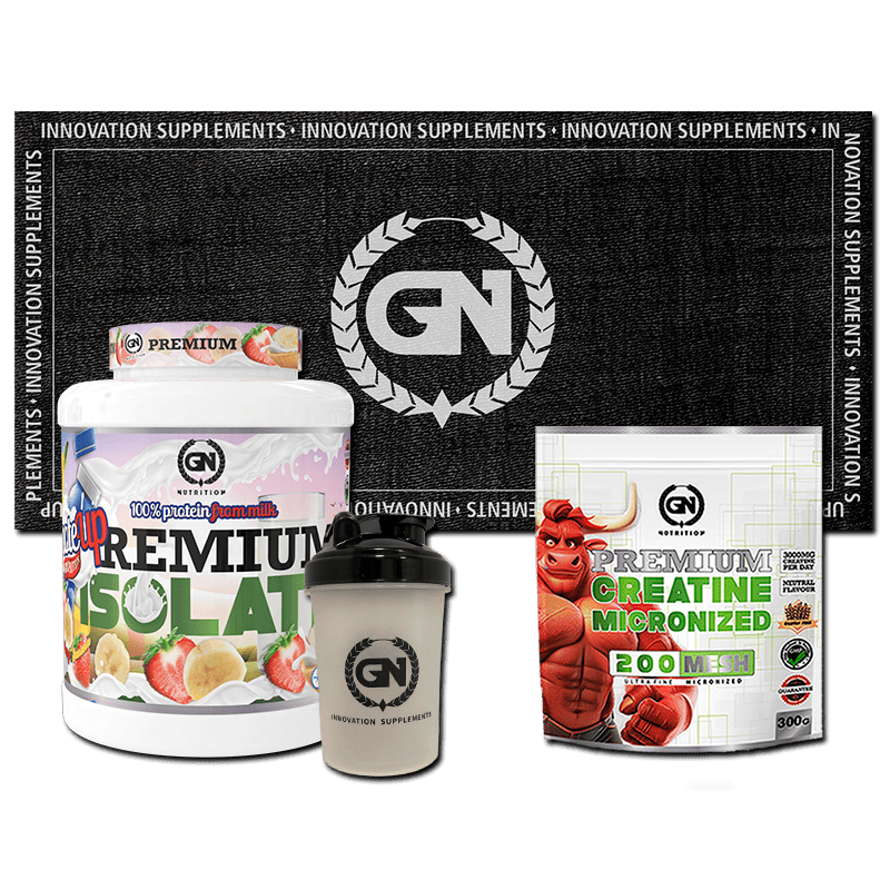 PACK GN: PREMIUM ISOLATE 2 KG + CREATINA MONOHIDRATO + SHAKER + TOALLA GN