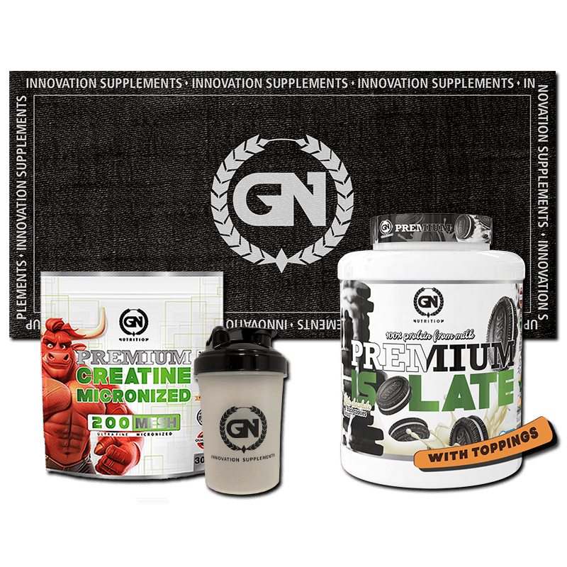 PACK GN: PREMIUM ISOLATE 2 KG + CREATINA MONOHIDRATO + SHAKER + TOALLA GN