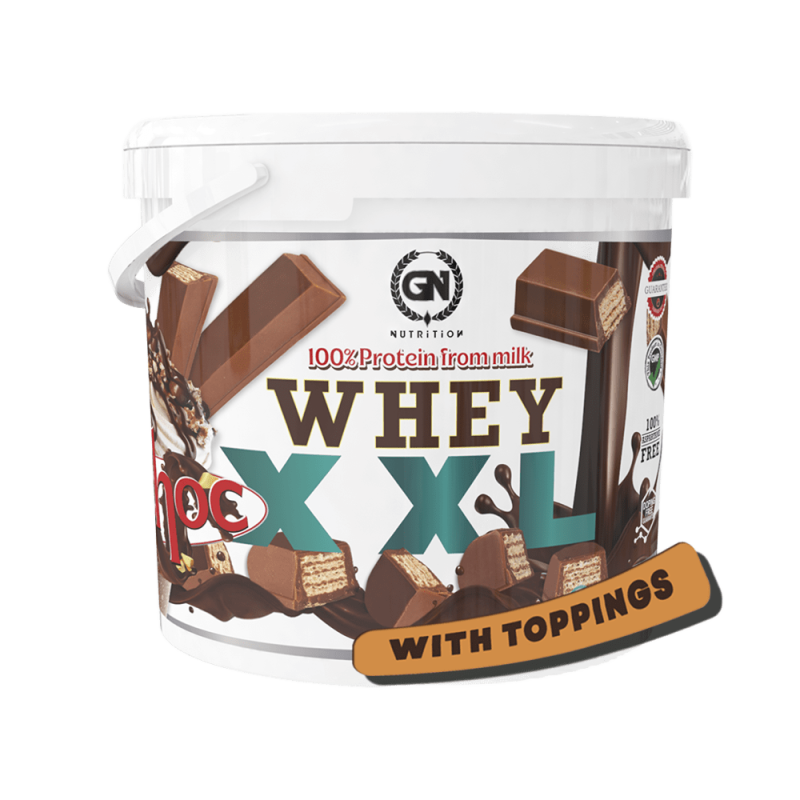 GN Nutrition Premium Whey 100% 4kg XXL | Proteína Con Vitamina B6 y DigeZyme | Ideal para Deportistas