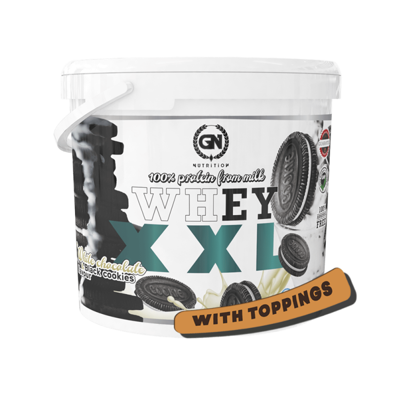 GN Nutrition Premium Whey 100% 4kg XXL | Proteína Con Vitamina B6 y DigeZyme | Ideal para Deportistas