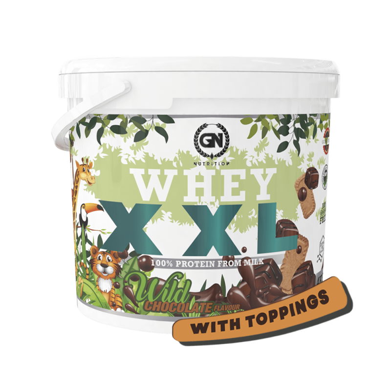 GN Nutrition Premium Whey 100% 4kg XXL | Proteína Con Vitamina B6 y DigeZyme | Ideal para Deportistas