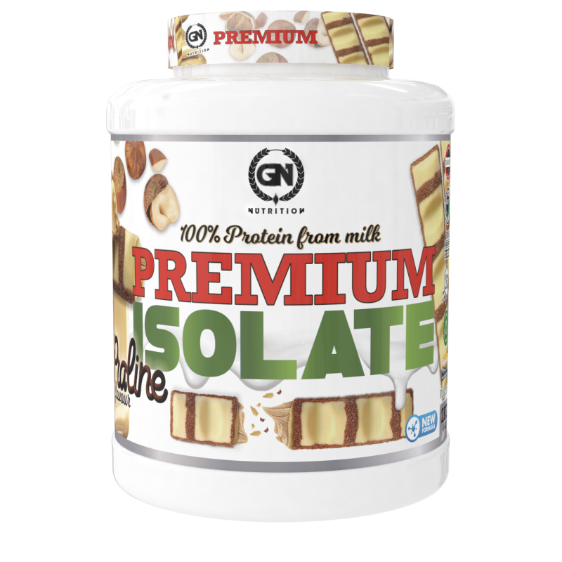 GN Nutrition Premium Isolate 100% 2kg | Aislado de suero de leche de ISOLAC | Proteína Con Vitamina B6 y DigeZyme