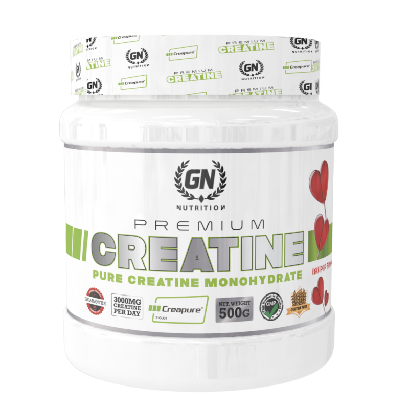 GN NUTRITION Premium Creatina Creapure 500G  | Sin Gluten