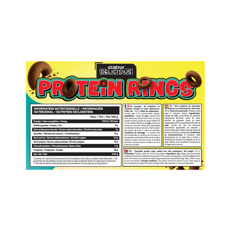 IOGENIX CEREALES PROTEIN RINGS
