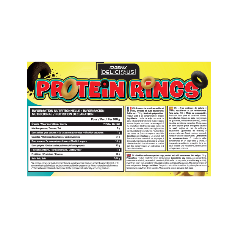 IOGENIX CEREALES PROTEIN RINGS