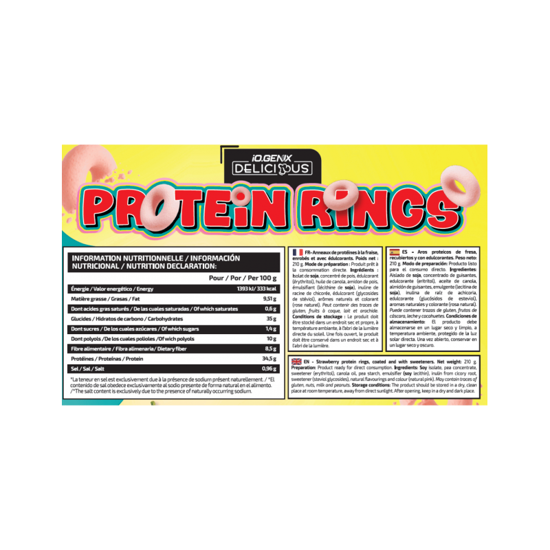 IOGENIX CEREALES PROTEIN RINGS