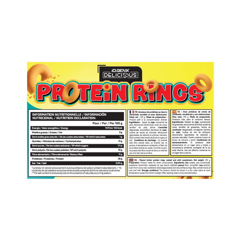 IOGENIX CEREALES PROTEIN RINGS