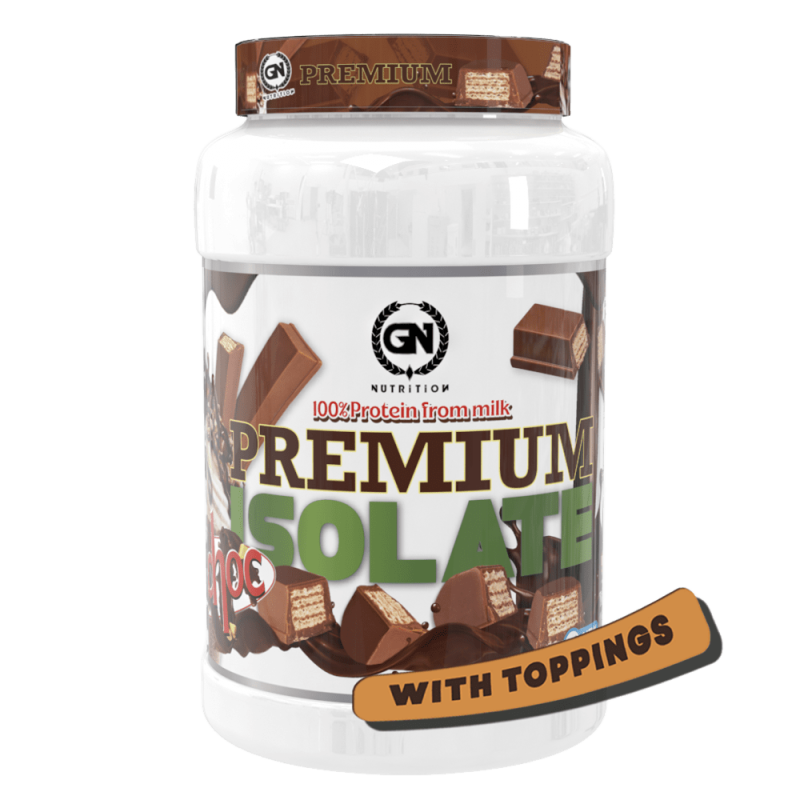 GN Nutrition Premium Isolate 100% 1kg | Aislado de suero de leche de ISOLAC | Proteína Con Vitamina B6 y DigeZyme