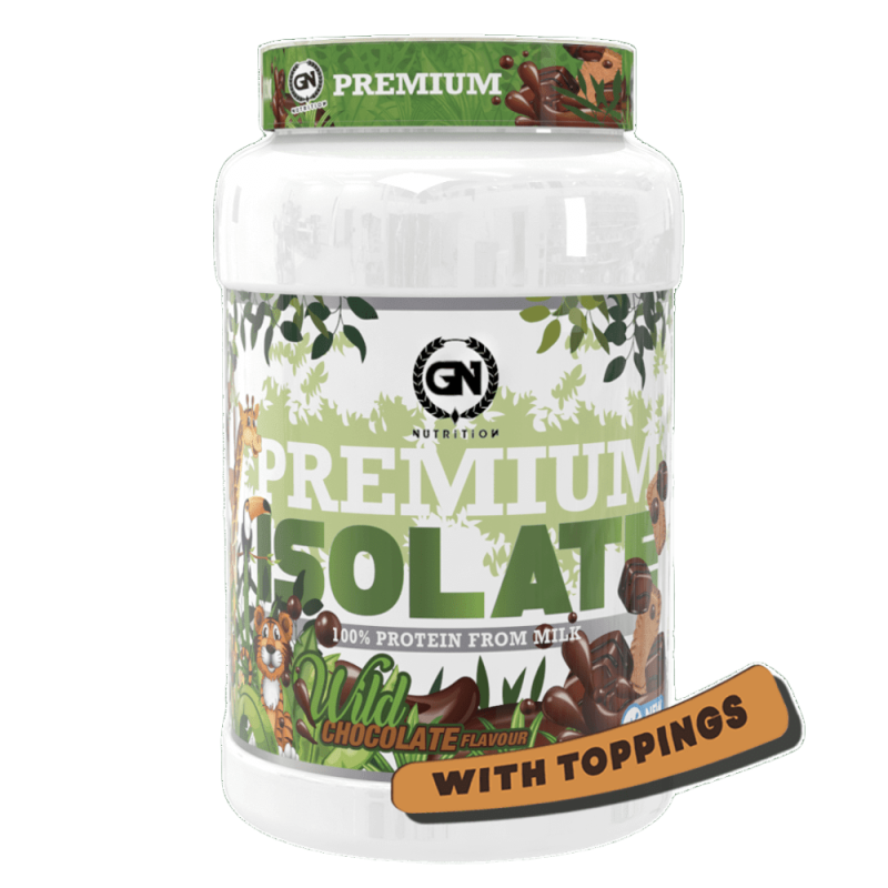 GN Nutrition Premium Isolate 100% 1kg | Aislado de suero de leche de ISOLAC | Proteína Con Vitamina B6 y DigeZyme