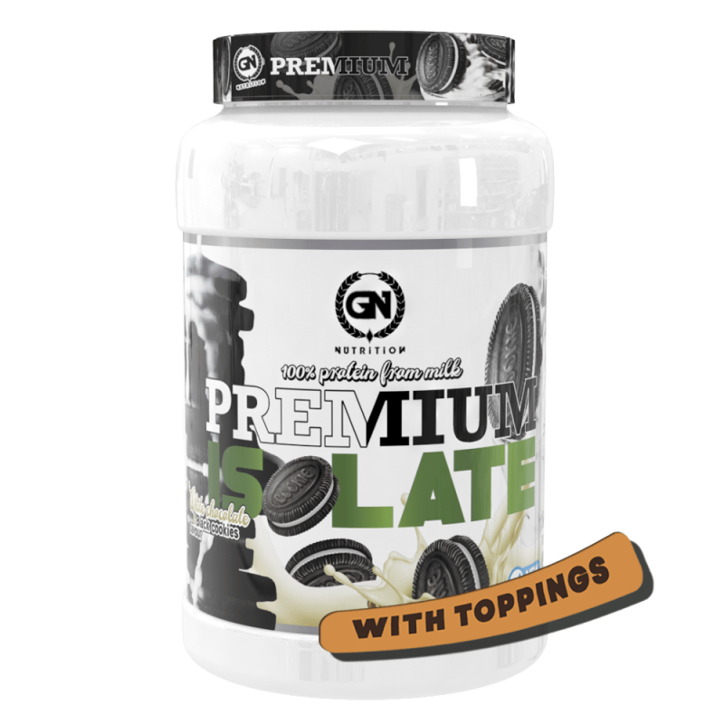 GN Nutrition Premium Isolate 100% 1kg | Aislado de suero de leche de ISOLAC | Proteína Con Vitamina B6 y DigeZyme