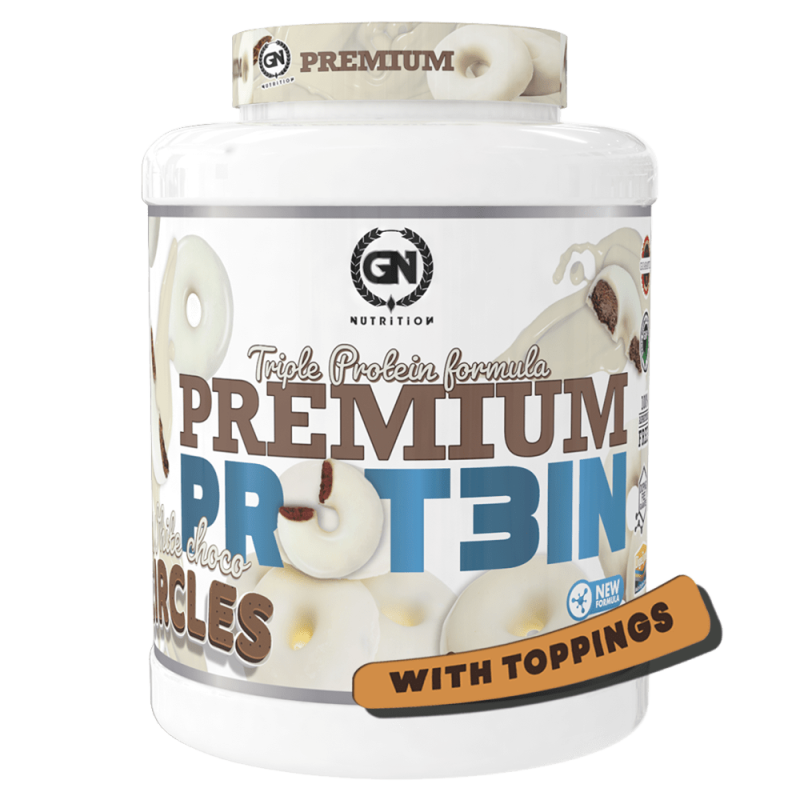 GN Nutrition Premium Prot3in 2 kg | Proteína 3 Fuentes para Recuperación Muscular y Rendimiento Deportivo | 9 Sabores