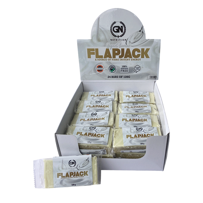 GN NUTRITION FLAPJACK - Sabor Yoghurt - Barritas Energéticas de Avena