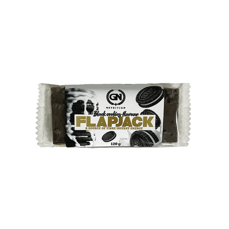 GN NUTRITION FLAPJACK - Sabor Black Cookies - Barritas Energéticas de Avena