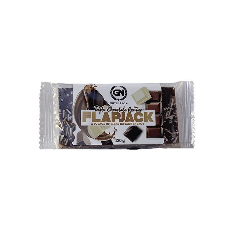 GN NUTRITION FLAPJACK - Sabor Triple Chocolate - Barritas Energéticas de Avena