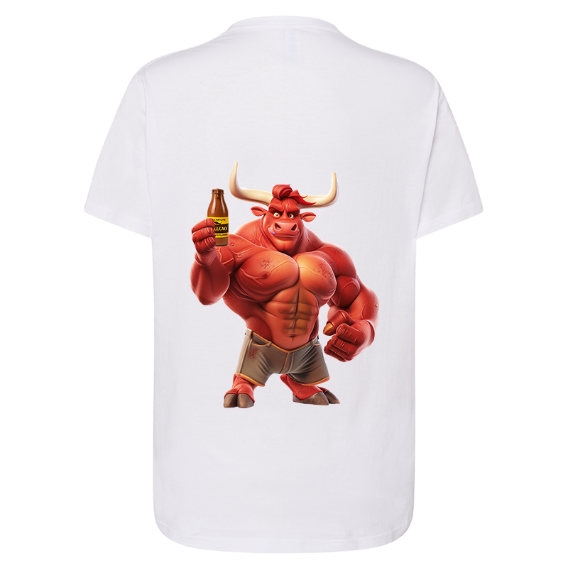 GN NUTRITION Camiseta Blanca - EDICIÓN ESPECIAL BULLCAO -