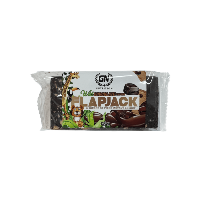 GN NUTRITION FLAPJACK - Sabor Wild Chocolate - Barritas Energéticas de Avena