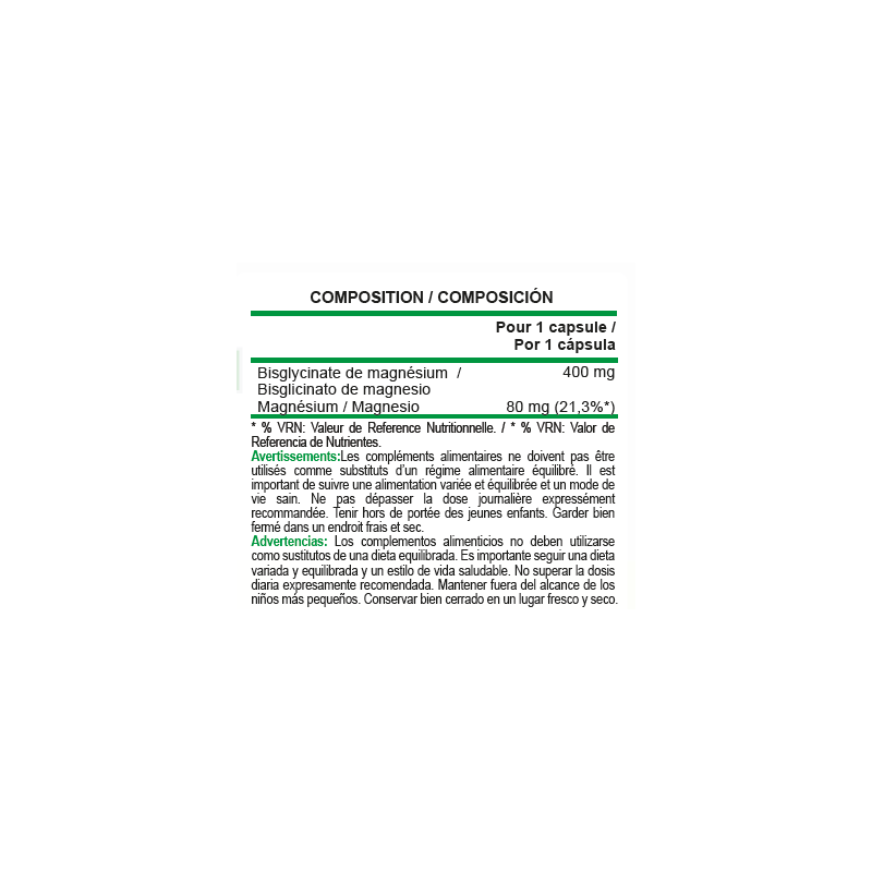 DYNAMIX Magnesio Bisglicinato - 90 Comprimidos – Alta Absorción y Máxima Pureza - Gluten Free