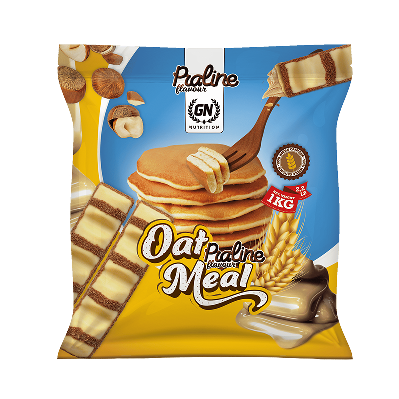 GN NUTRITION Harina de Avena 1 kg | Alto en Fibra, Bajo en Azúcar | Ideal para Batidos y Recetas