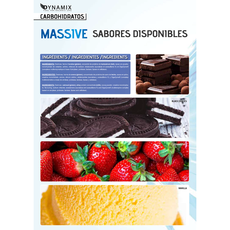 Massive Gainer Carbohidratos 3kg