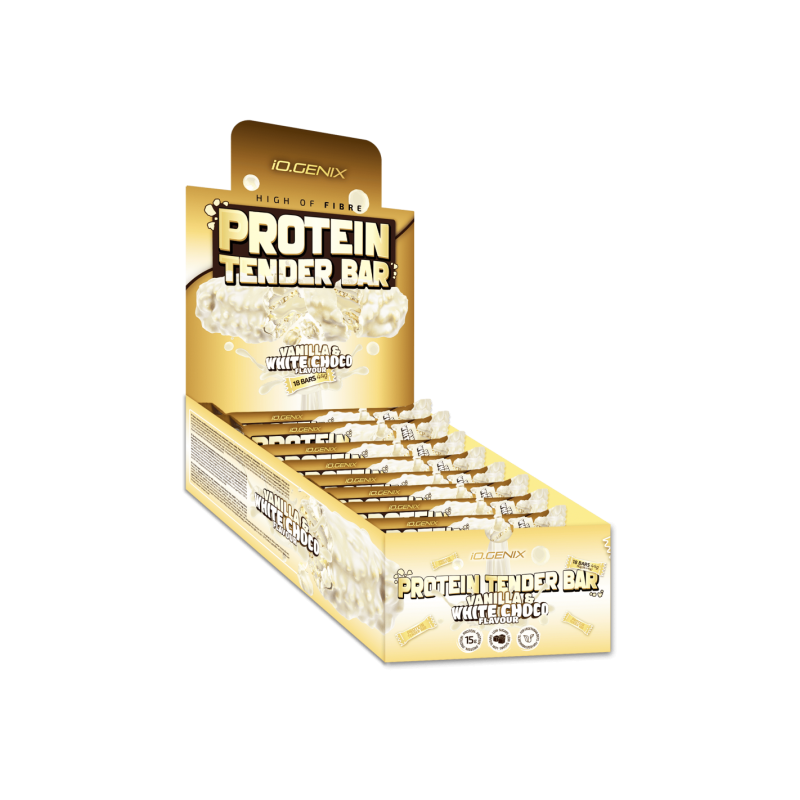 IOGENIX PROTEIN TENDER BAR 18 UNIDADES
