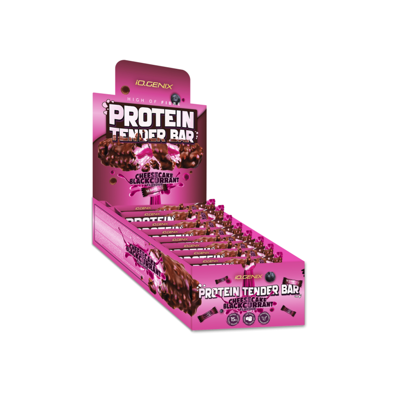 IOGENIX PROTEIN TENDER BAR 18 UNIDADES