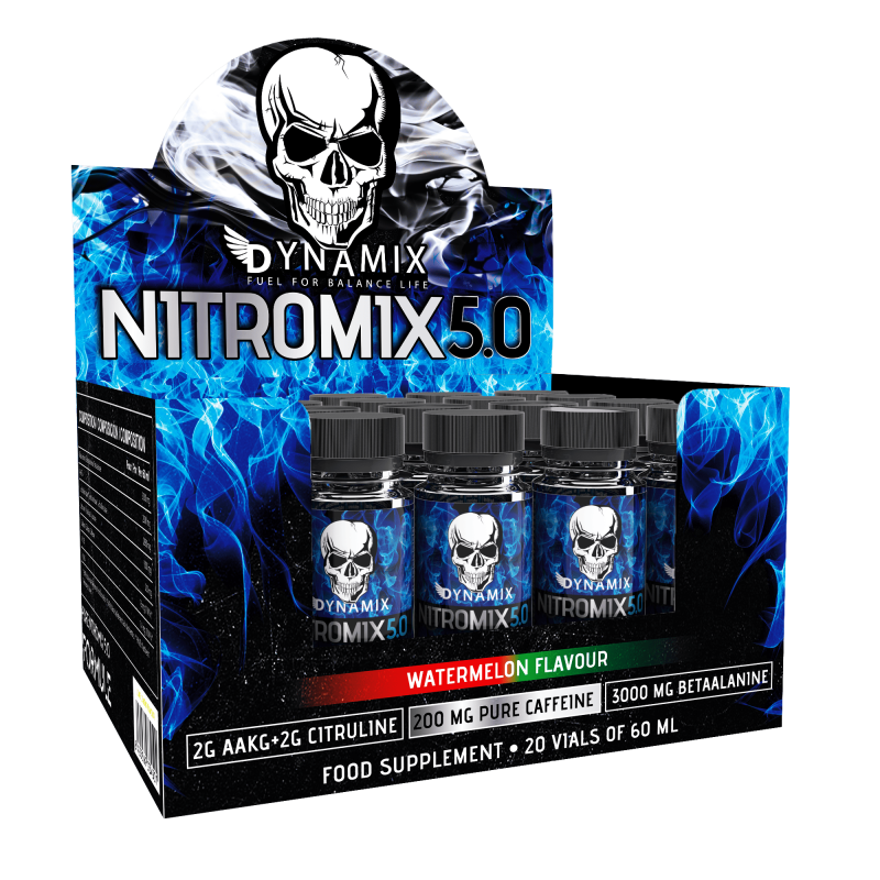 DYNAMIX Nitromix 5.0 Pack Pre-Entreno 20 viales x 60 ml