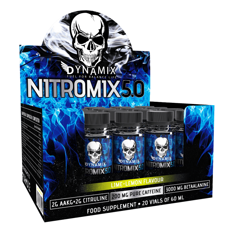 DYNAMIX Nitromix 5.0 Pack Pre-Entreno 20 viales x 60 ml