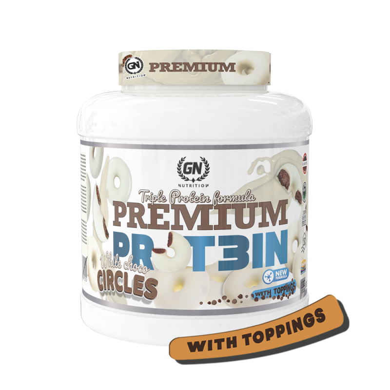 GN Nutrition Premium Prot3in 1 kg | Proteína 3 Fuentes para Recuperación Muscular y Rendimiento Deportivo | 9 Sabores