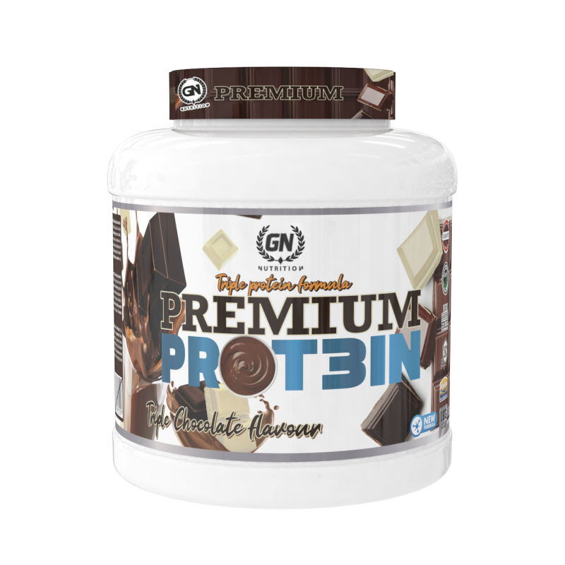 GN Nutrition Premium Prot3in 1 kg | Proteína 3 Fuentes para Recuperación Muscular y Rendimiento Deportivo | 9 Sabores