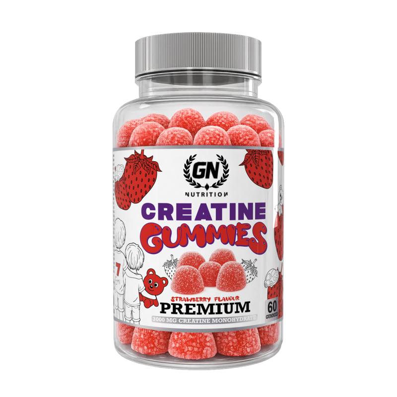 GN NUTRITION Creatina en Gummies 3000 mg  | 60 Gominolas